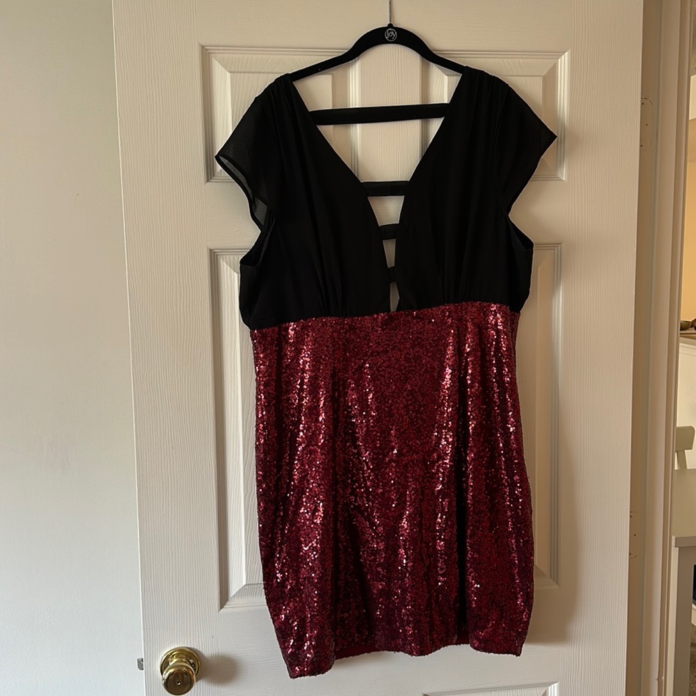 Cute Red Sparkly Dress 2xl